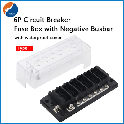 12V 32V 6 In 6 Out 6 Way 88 L1 L2 Circuit Breaker Fuse Block Box Voor RV Auto Boot Jacht