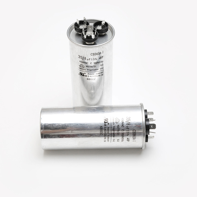 De Condensator van de het Polypropyleenfilm van 50/60HZ cbb65a-1 35uF 35/8uF 5% 450VAC voor de Was van de Airconditioningstoesteldiepvriezer